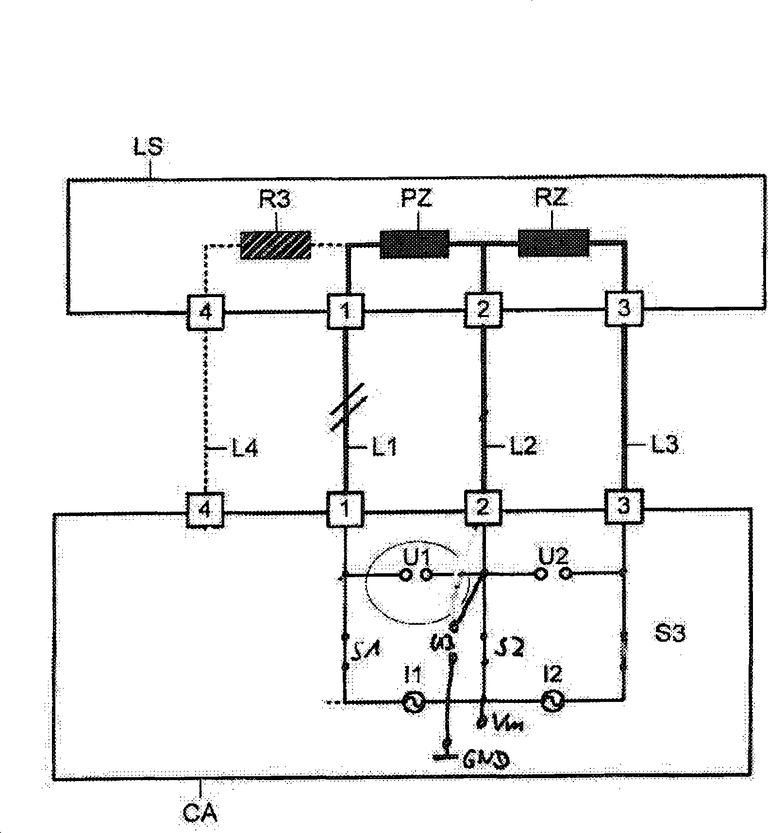 Method for diagnosing electrical contact connection of an exhaust gas sensor