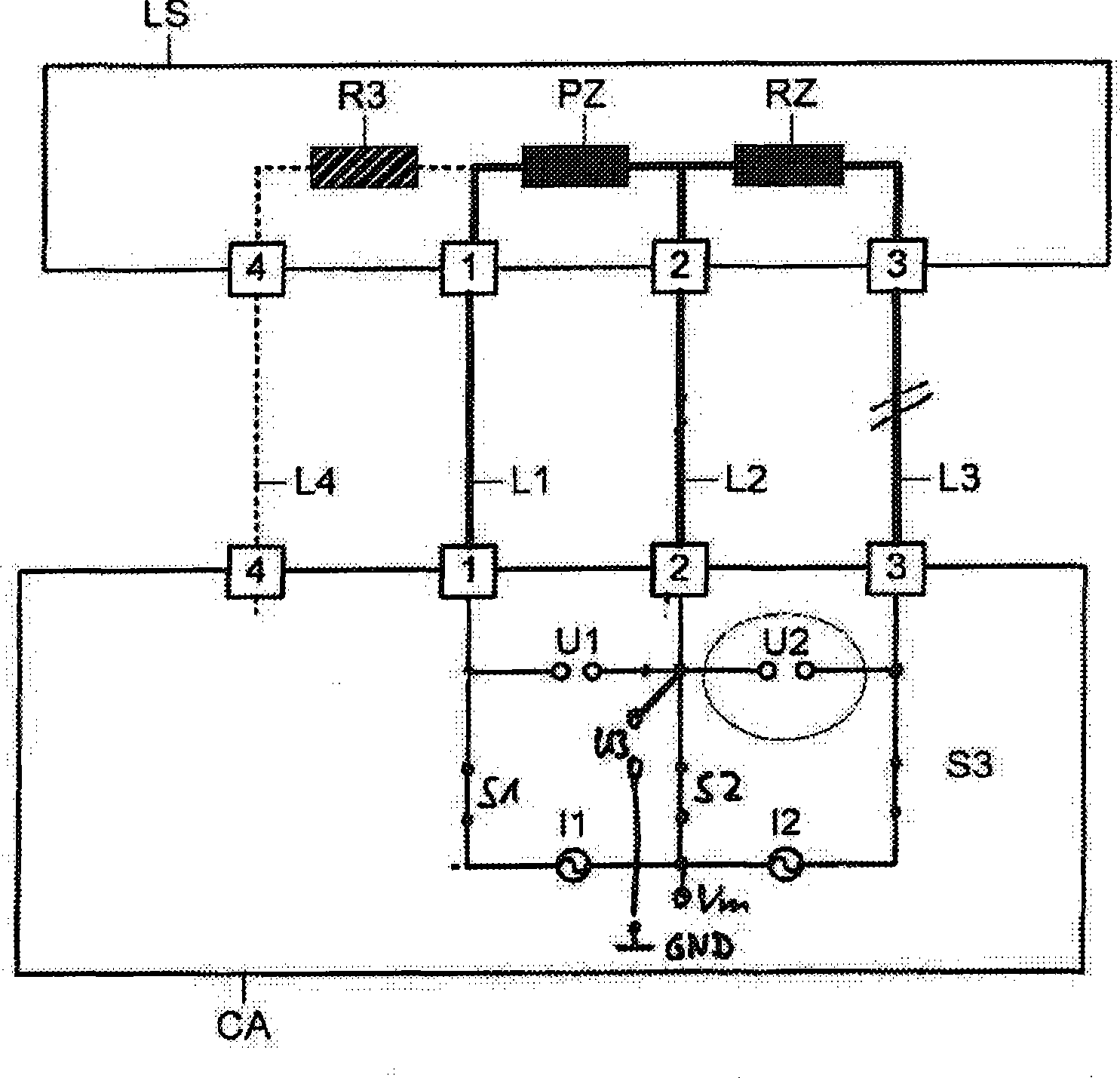 Method for diagnosing electrical contact connection of an exhaust gas sensor