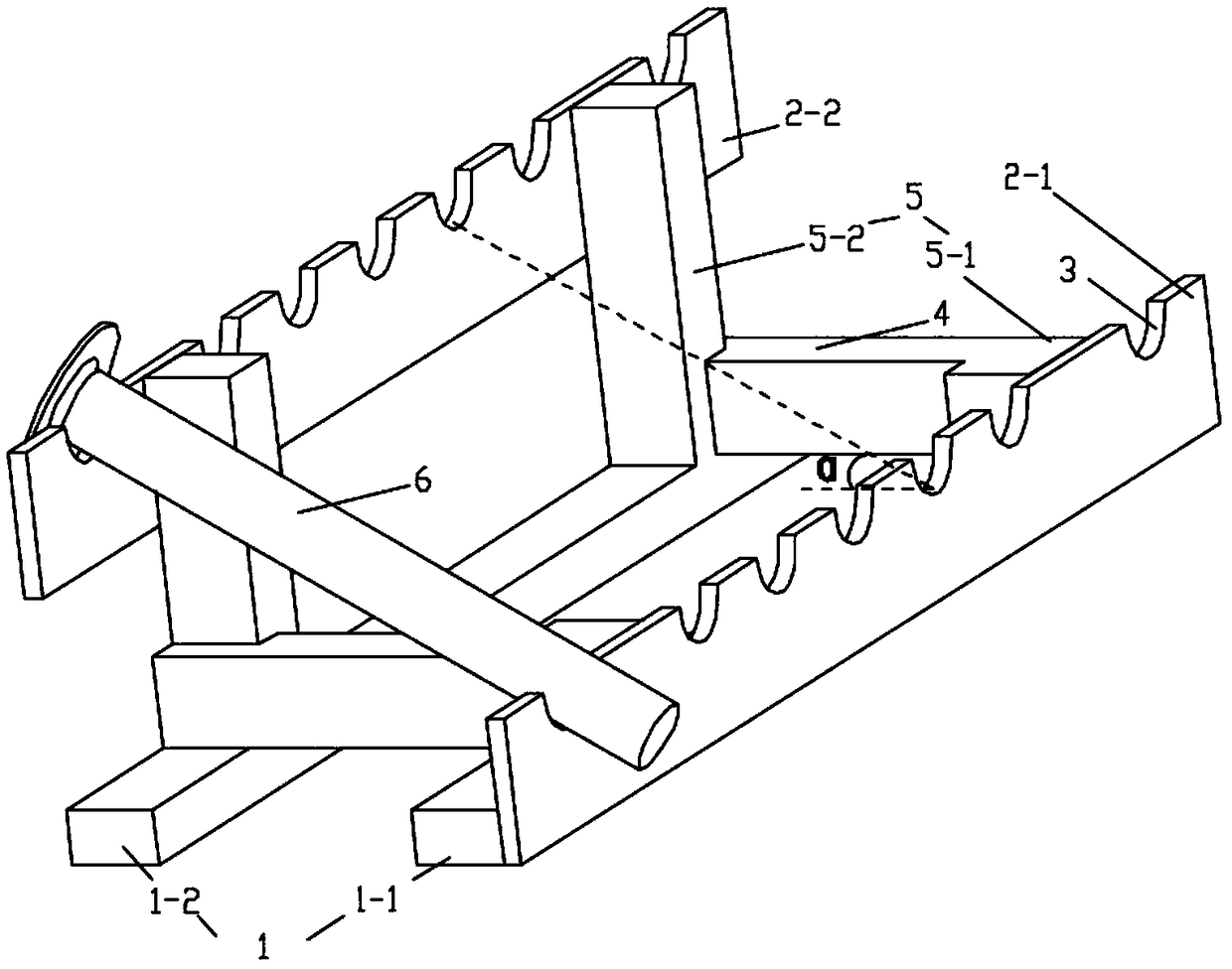 Measuring cylinder bracket for experiments in sucrose industry