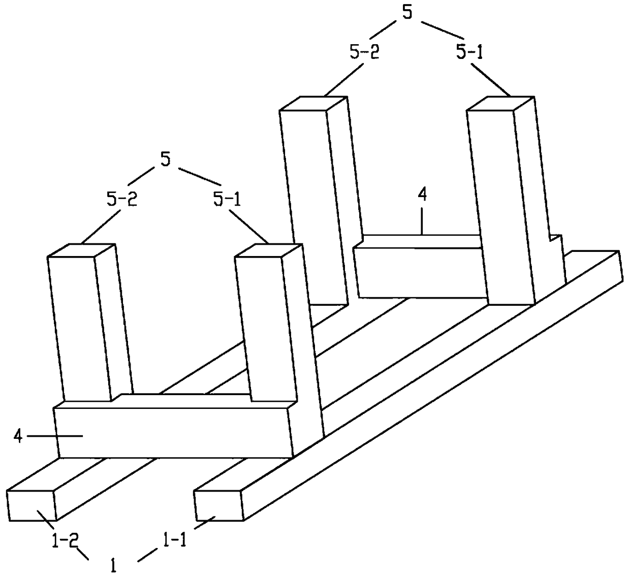 Measuring cylinder bracket for experiments in sucrose industry