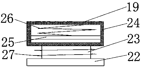 Forging and stamping device for metallurgy casting of textile equipment support frame