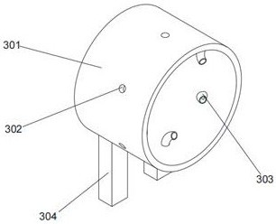 An automatic fire extinguishing device for corridor fire detection