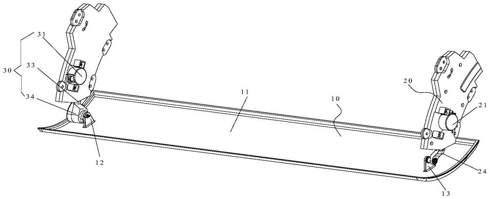 Driving assembly, air guide assembly and air conditioner