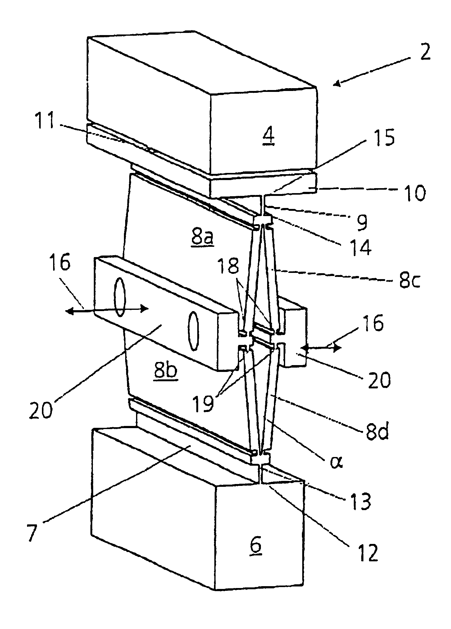 Apparatus for mounting an optical element in an optical system