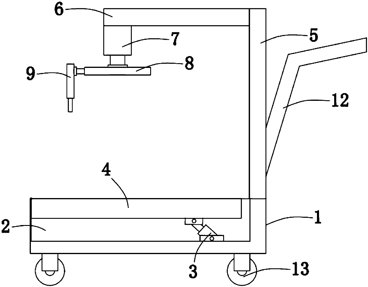 Goods moving device for storage