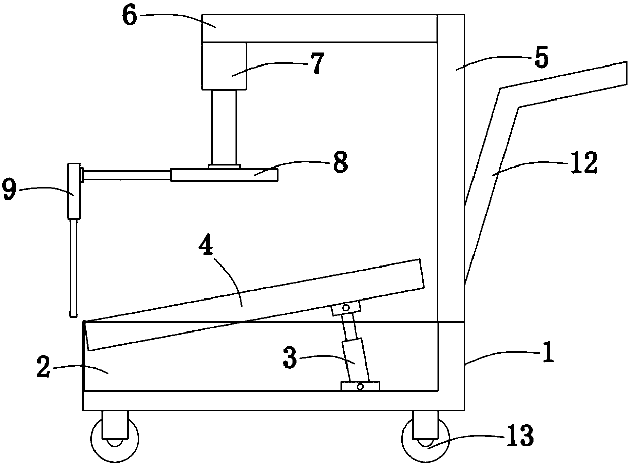 Goods moving device for storage