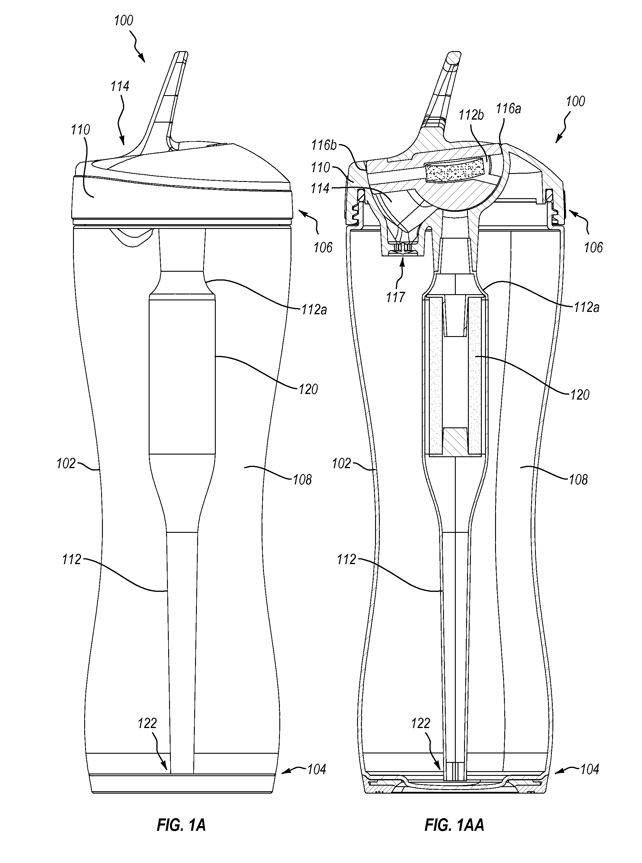 Water bottle with straw having integrated filter and downstream flavor tablet