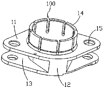 Clamping clamp for circumferential uniform machining of grooves in cam surface of swing sliding base