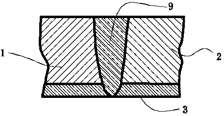 Laser welding method of plates of moderate thickness