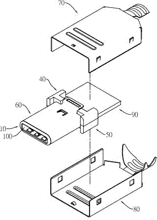 Plug electric connector