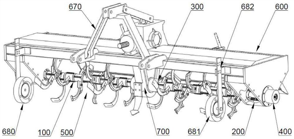 Resonant Excited Rotary Tiller Roller Anti-sticking Device and Rotary Tiller Equipped with the Same