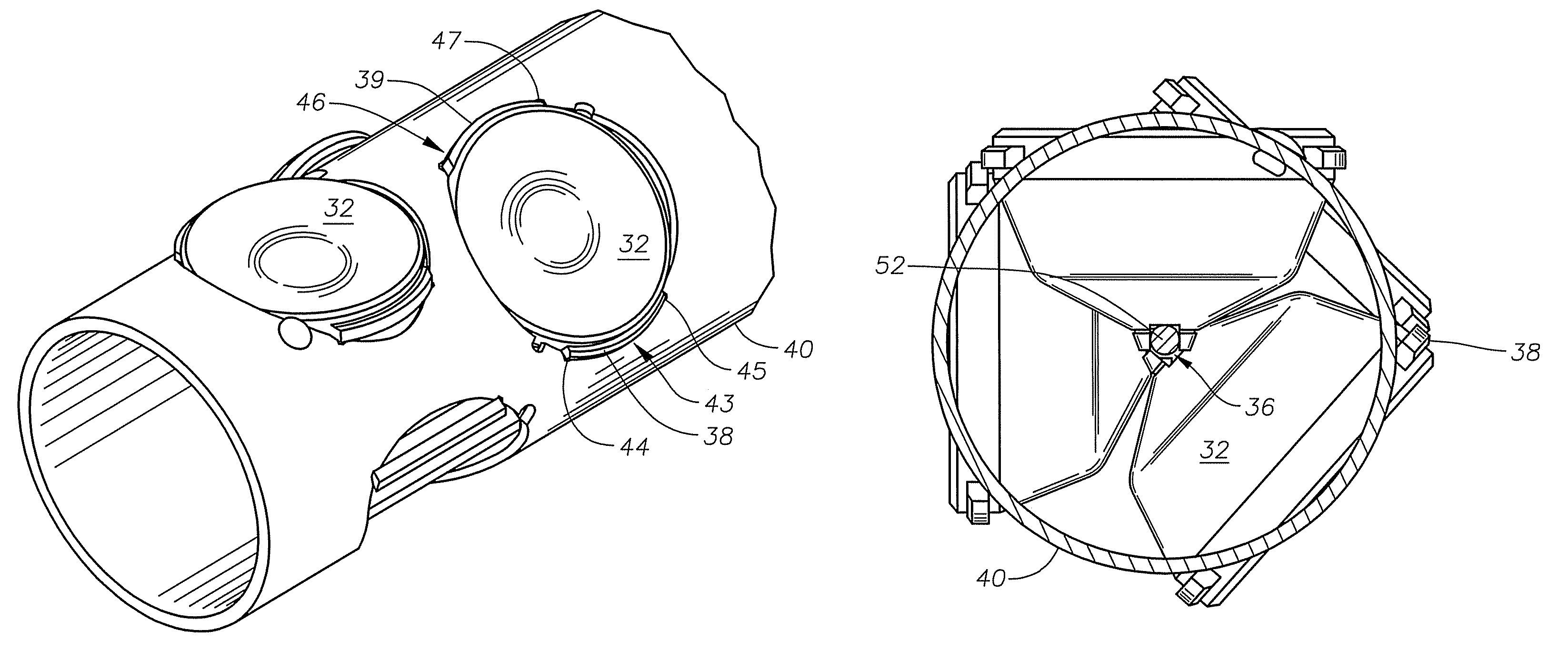 Perforating system with shaped charge case having a modified boss