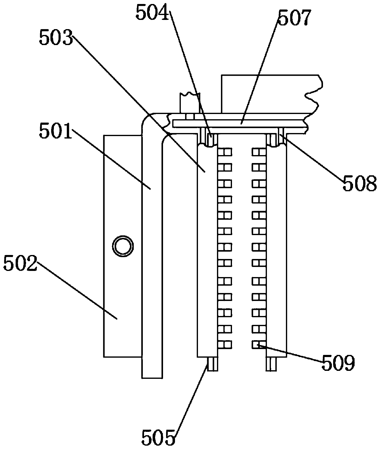 Treatment equipment for removing heavy metal ions in industrial wastewater