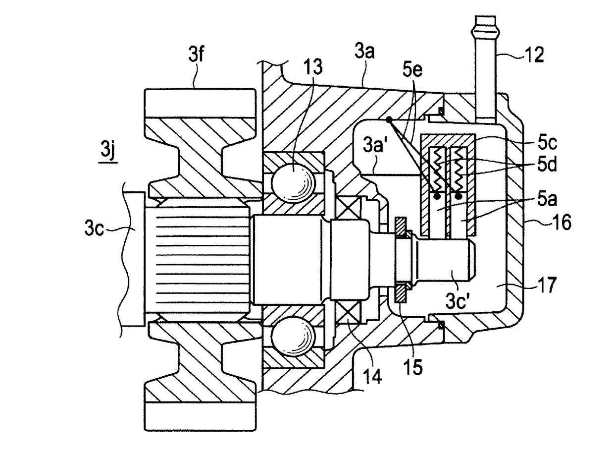 Gear system for electric vehicle