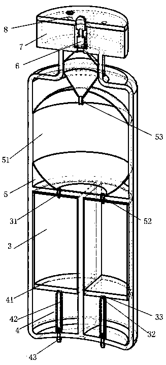 Container for keeping easily oxidized mixed content objects