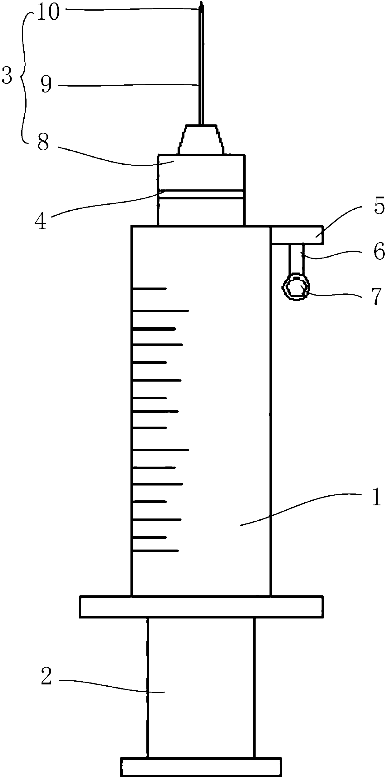 Disposable syringe with low pain