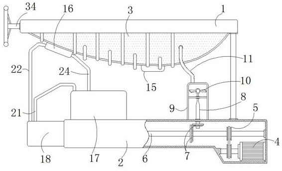 Head prostrating type supporting device for ophthalmology retina postoperative recovery