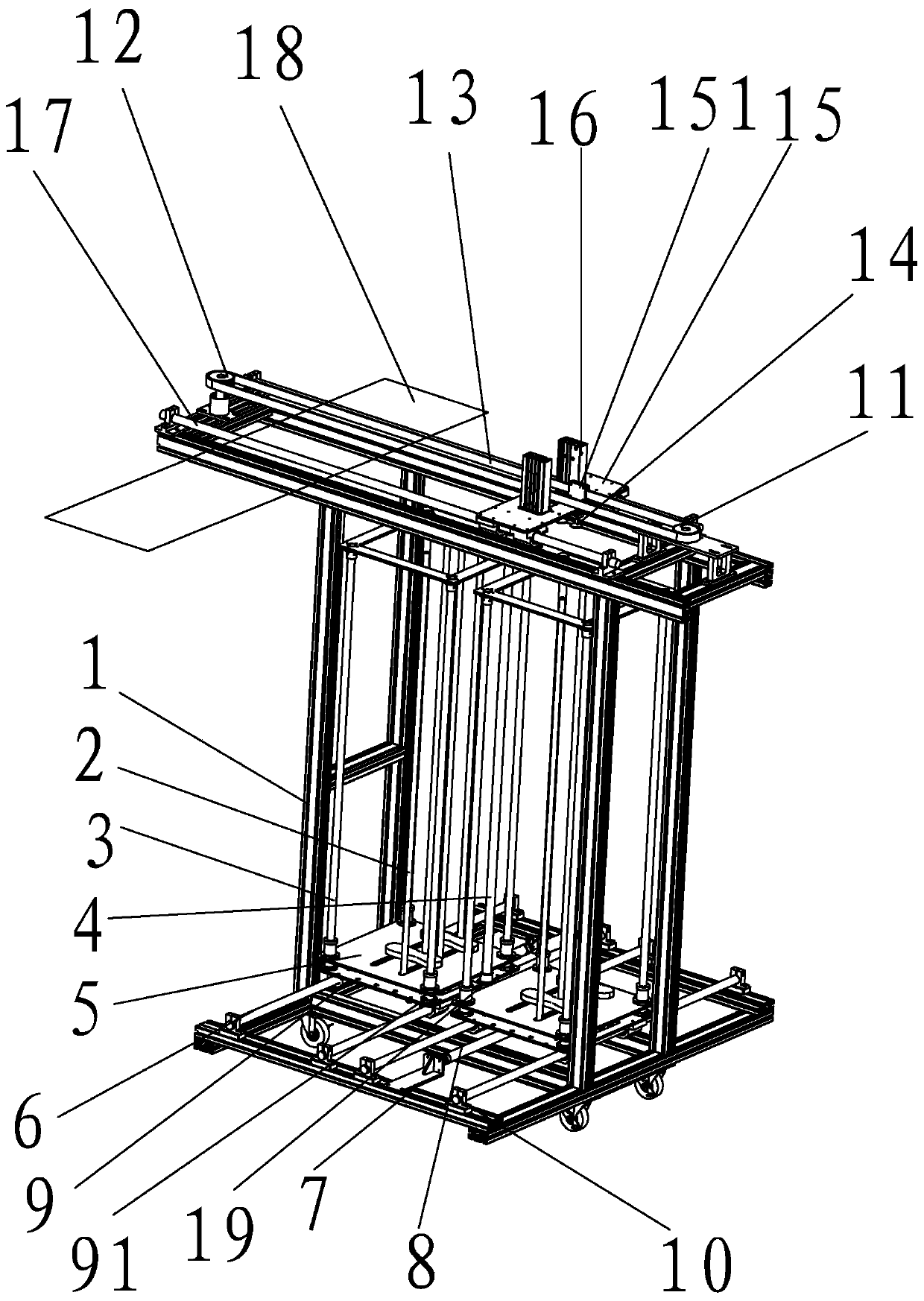 Shoe sole automatic feeding device