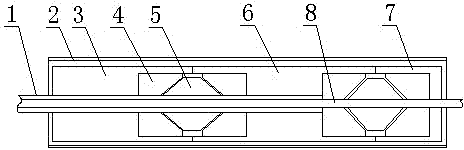 Pressure-tolerant wire clamp special for carbon fiber guide wire