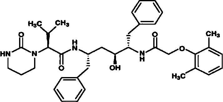 Lopinavir and ritonavir compound high-uniformity nano co-dispersion body and preparation method thereof