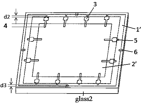 Waterproof wafer-level package method aiming at glass-silicon-glass sandwich structure