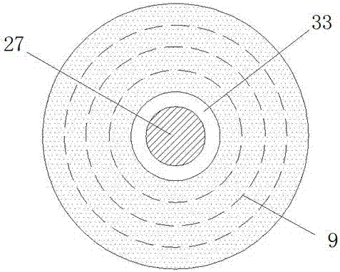 Chemical fiber raw material grinding and melting device