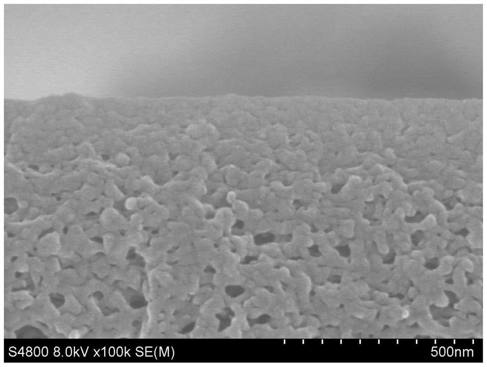 Polyamide composite film prepared by steam-assisted electrostatic spraying, preparation method and application