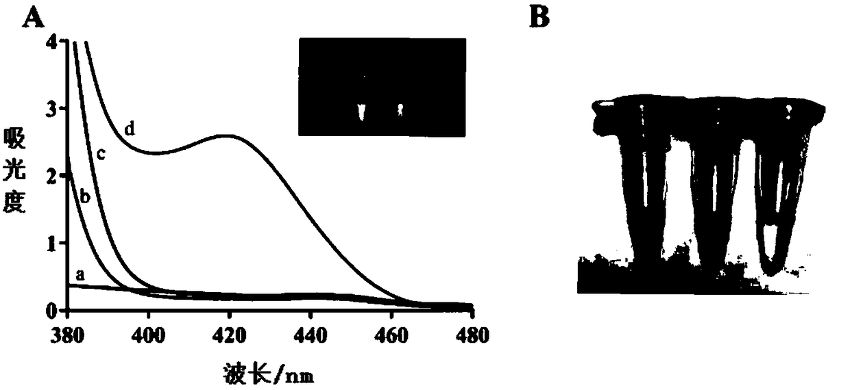 Hemin hybrid nanoflower and preparation method and application thereof