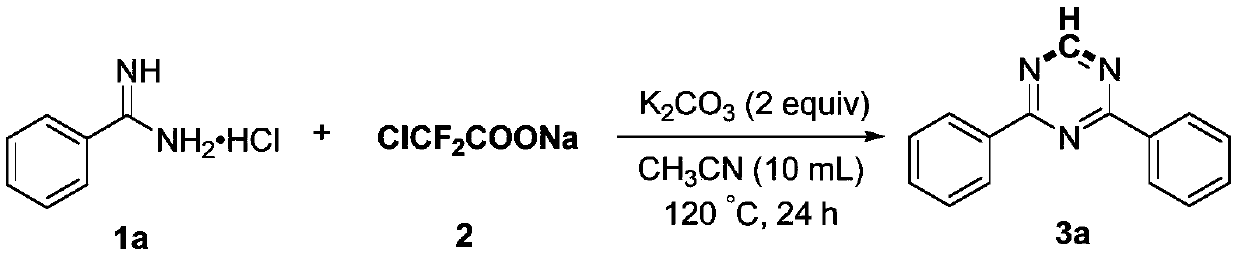 Preparation method of polysubstituent 1,3,5-triazine