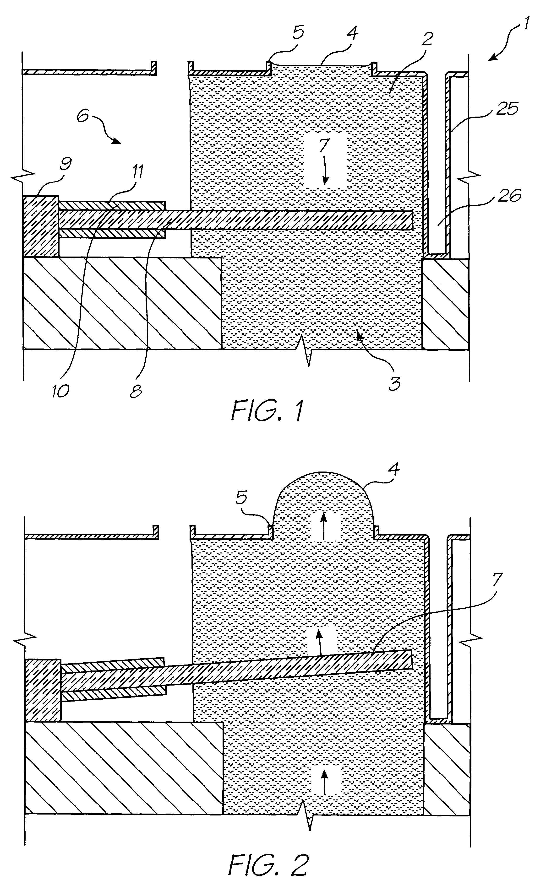 Ink jet printhead having thermal bend actuator heating element electrically isolated from nozzle chamber ink