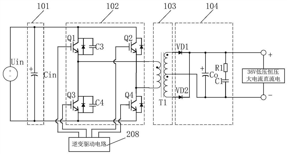 Split type multifunctional underwater arc welding power supply and working method thereof