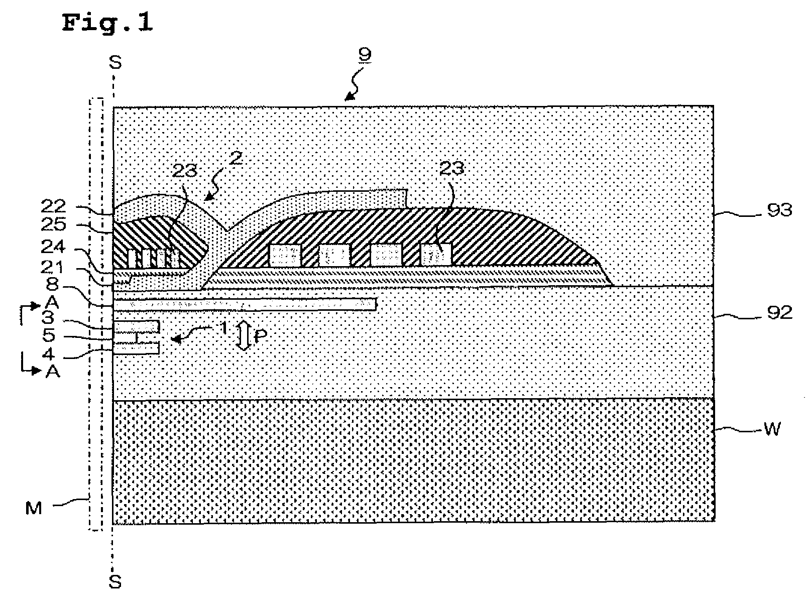 Magneto-resistive effect element provided with GaN spacer layer