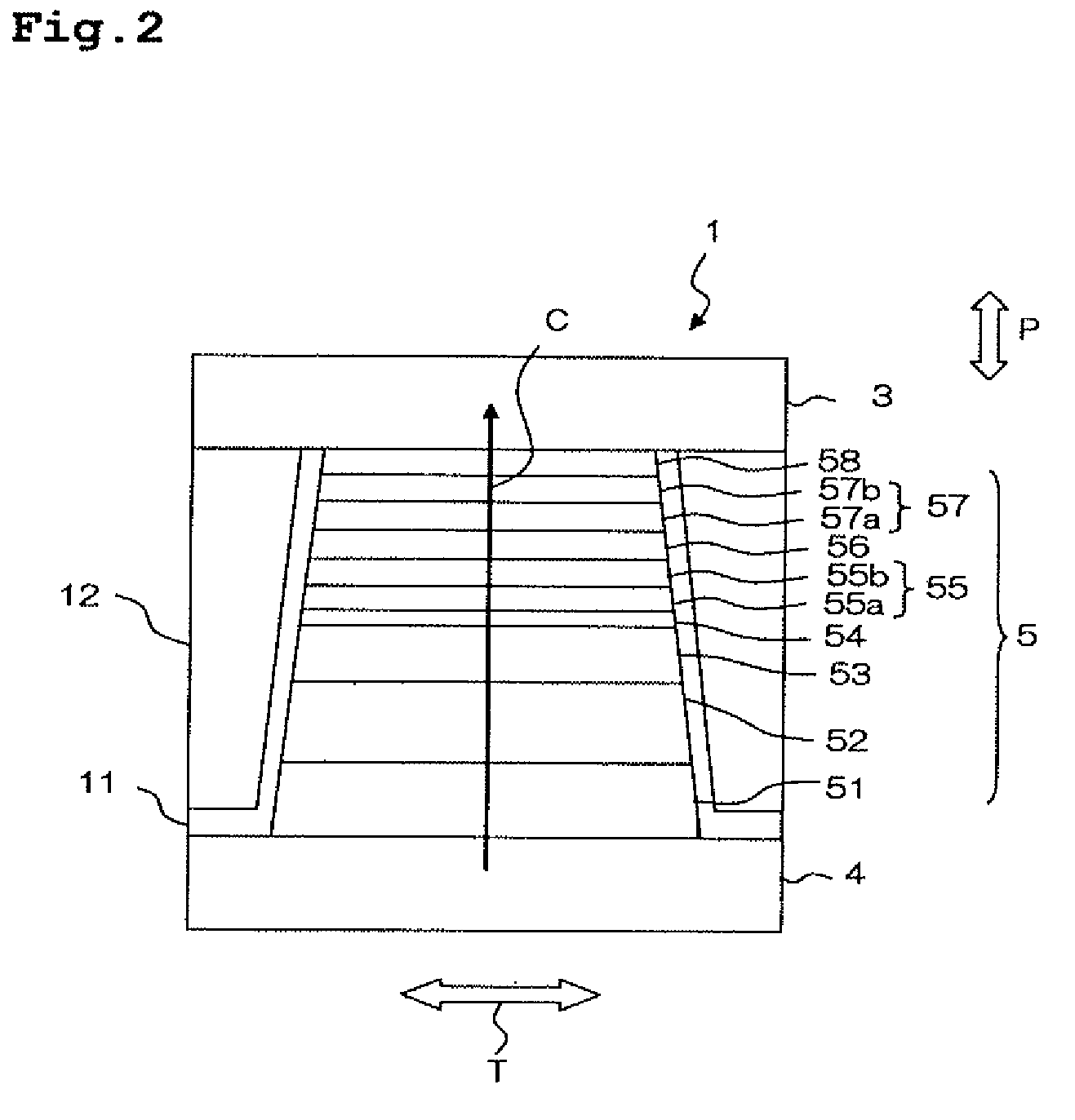 Magneto-resistive effect element provided with GaN spacer layer