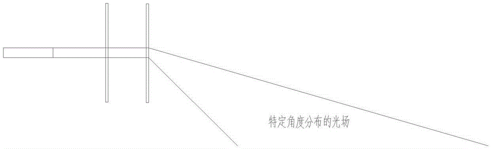 Traffic signal lamp optical system realized by laser light source and diffractive optical elements