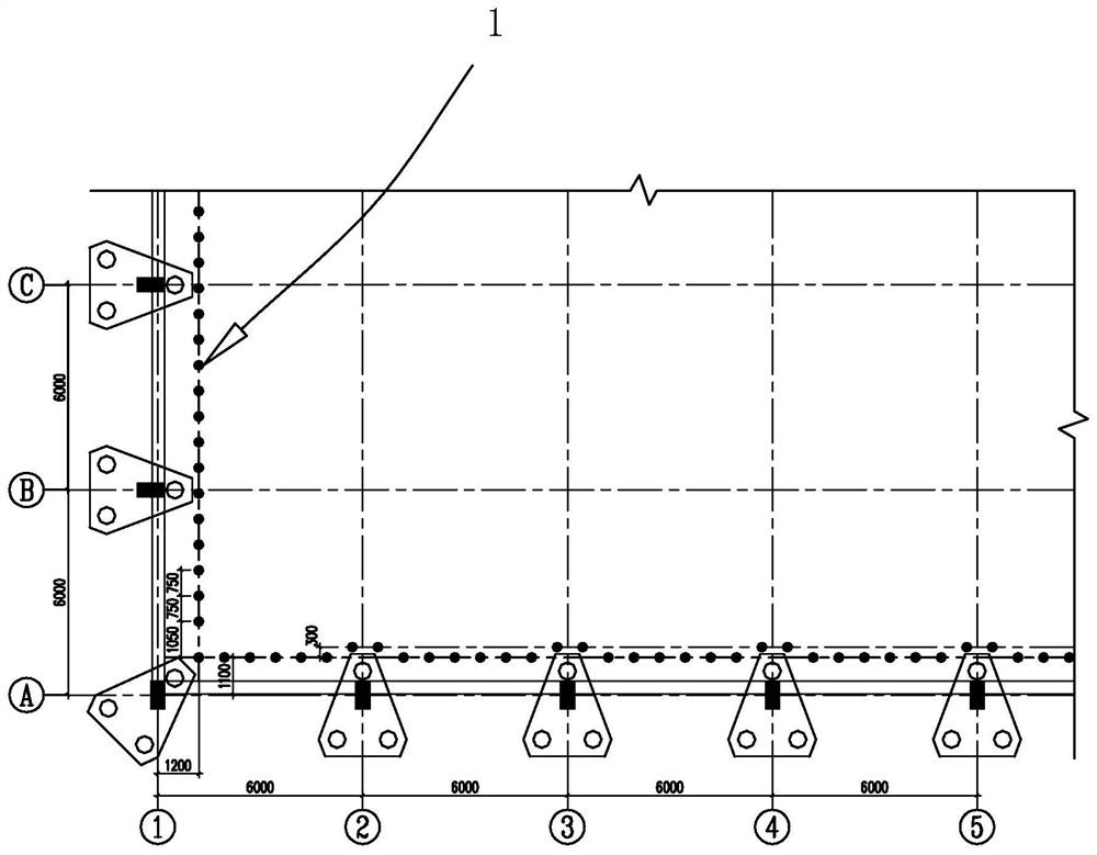 Construction method for adding pile foundation in existing building