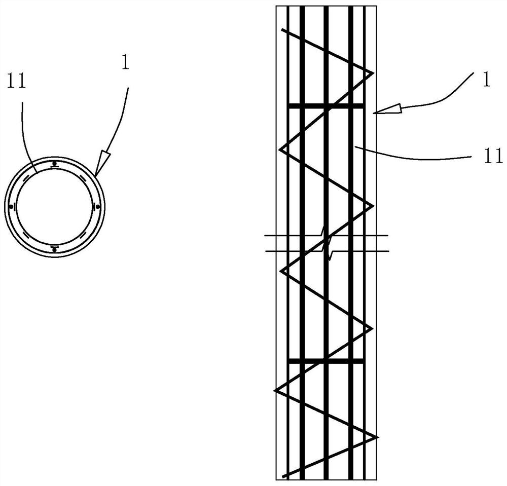 Construction method for adding pile foundation in existing building