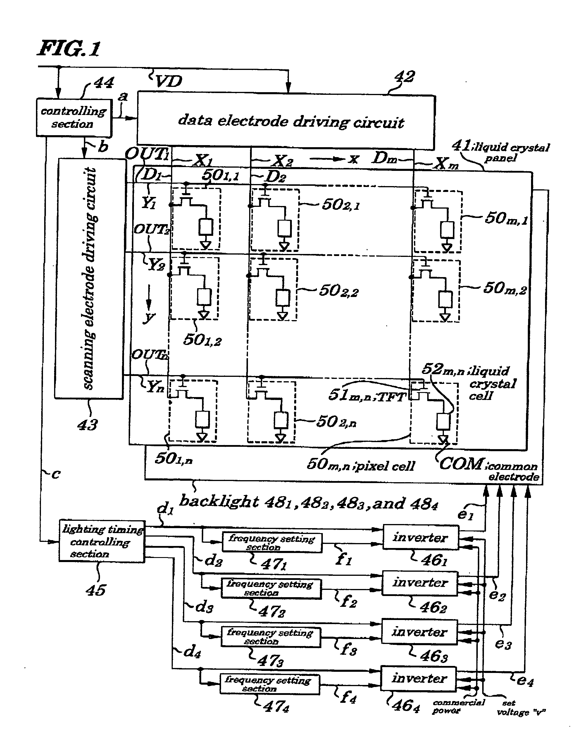 Liquid crystal display device and driving method to be used in same