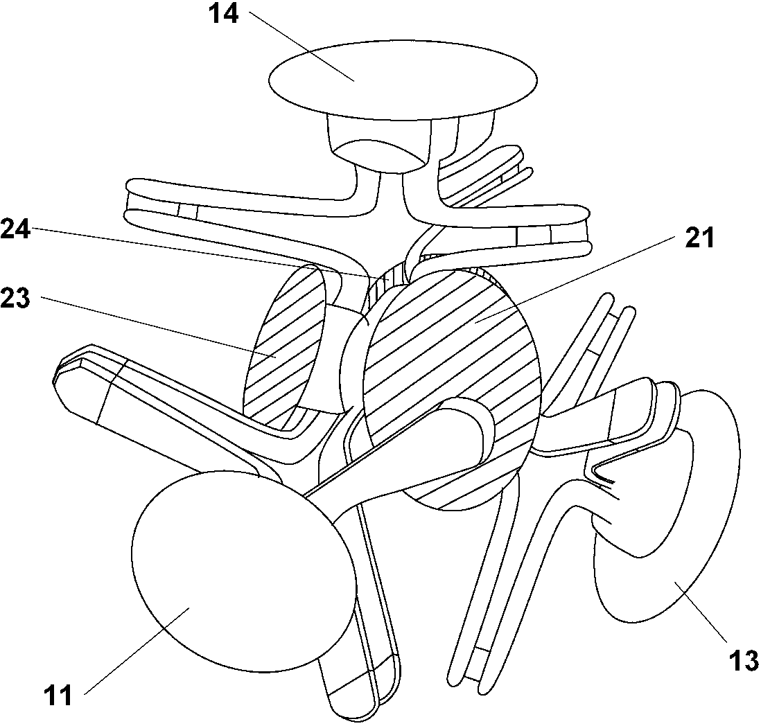 Multi-working-platform mobile phone