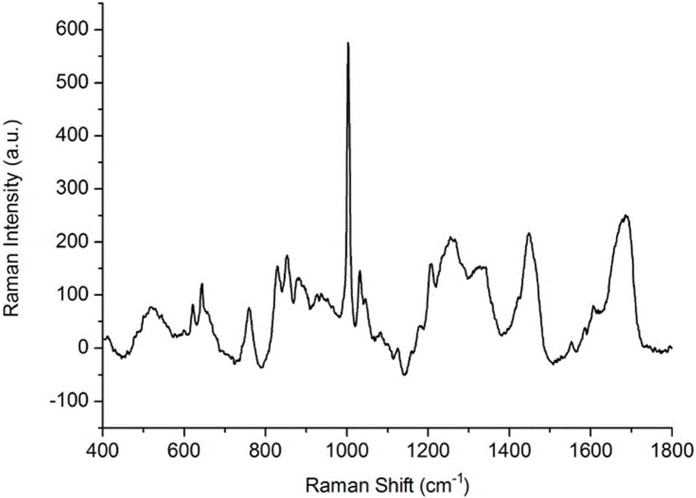 A detection method for surface-enhanced Raman spectroscopy of low-abundance proteins in plasma