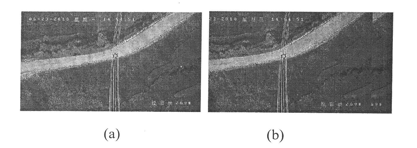 Method for recognizing and calculating galloping of transmission conductor based on video image processing