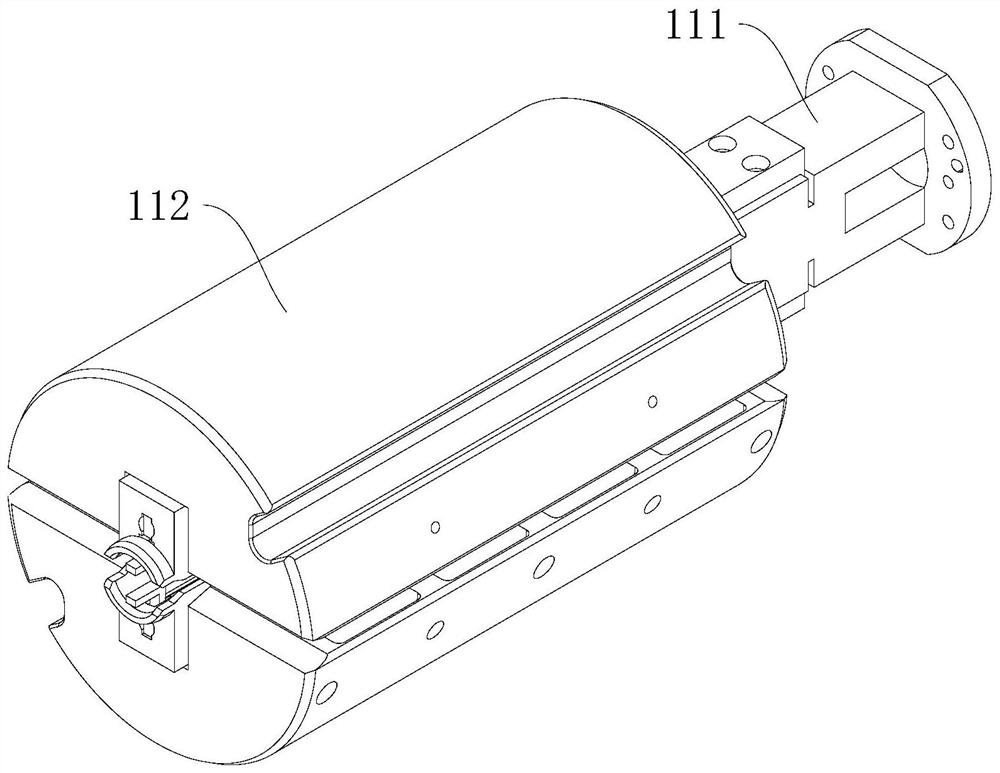 Winding needle mechanism with variable winding diameter and winding device