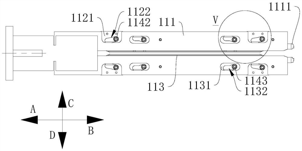 Winding needle mechanism with variable winding diameter and winding device