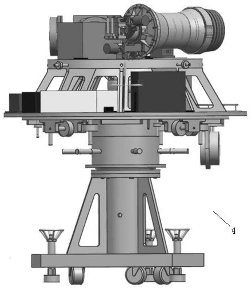 A small satellite mosaic imaging ground simulation system