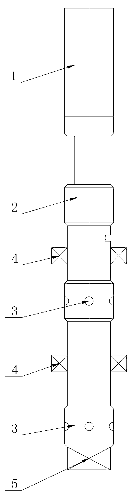 Automatic matching injection tubular column for injecting air and steam