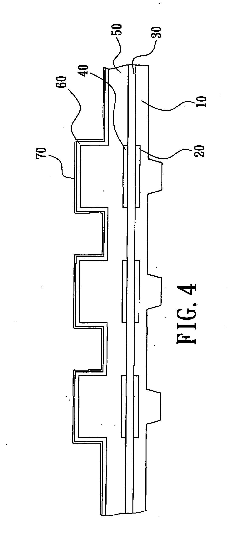 Button structure for displaying a multi-layered appearance