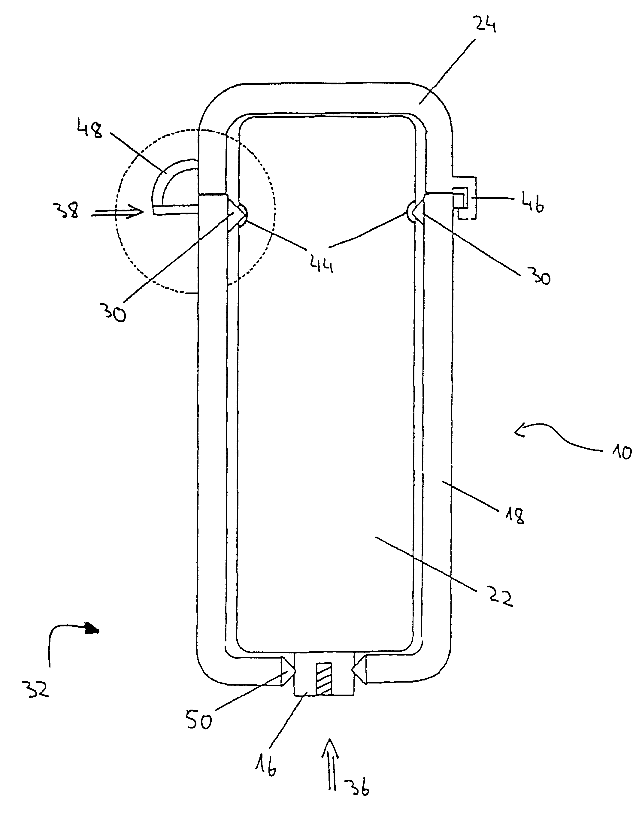 Control and display device