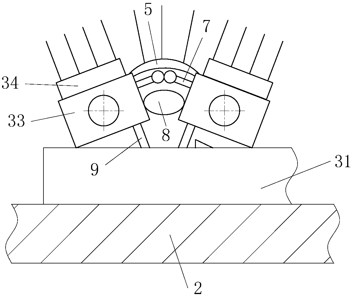 Electroplating brush pen