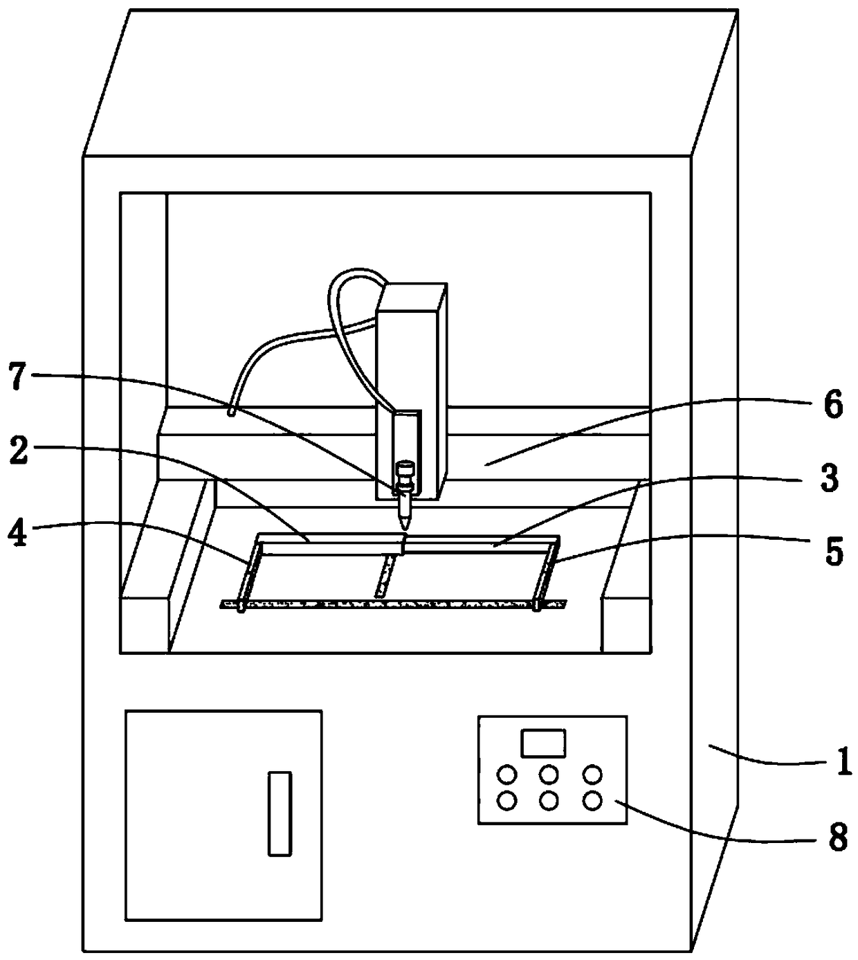 Gumming machine for mechanical seal part