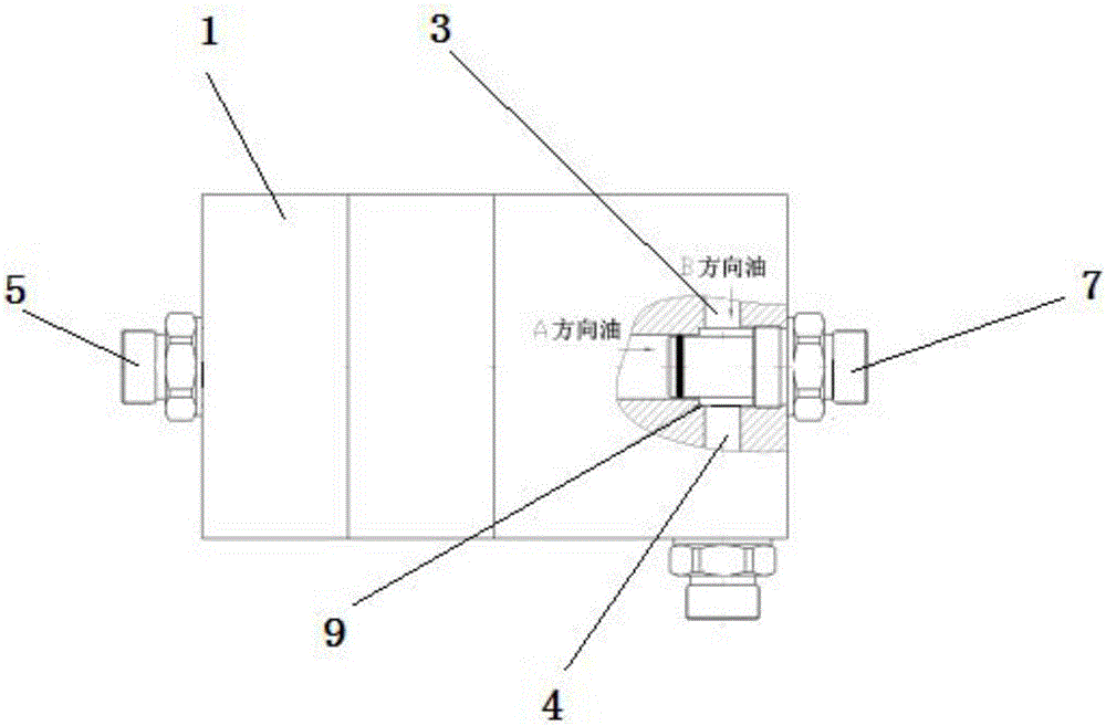 Multi-way oil supply and return reversing valve