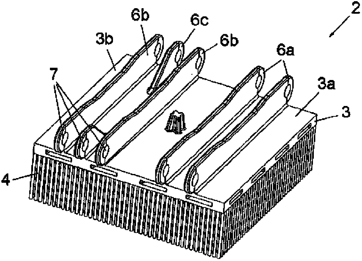 Plastic, modular and self-engaging bristle brush